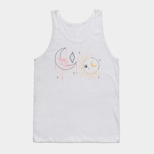 Celestial Moon & Sun Tank Top